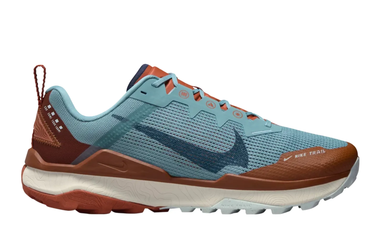 メンズ Nike NIKE Men's Wildhorse 8 DENIM TURQ/MIDNIGHT NAVY-DARK RUSSET
